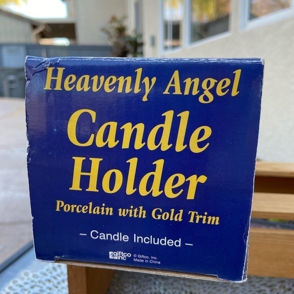 Heavenly Angel Porcelain Candle Holder x 2 - Picture 10 of 10